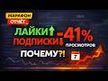 ЛАЙКИ РАСТУТ, ПОДПИСКИ ПАДАЮТ… Что сломалось в марафоне? (−41%) День 29