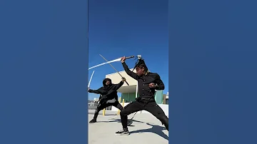 Fight Like Anime!｜Sword Fight Practice｜Toru x Fik-Shun Part 5