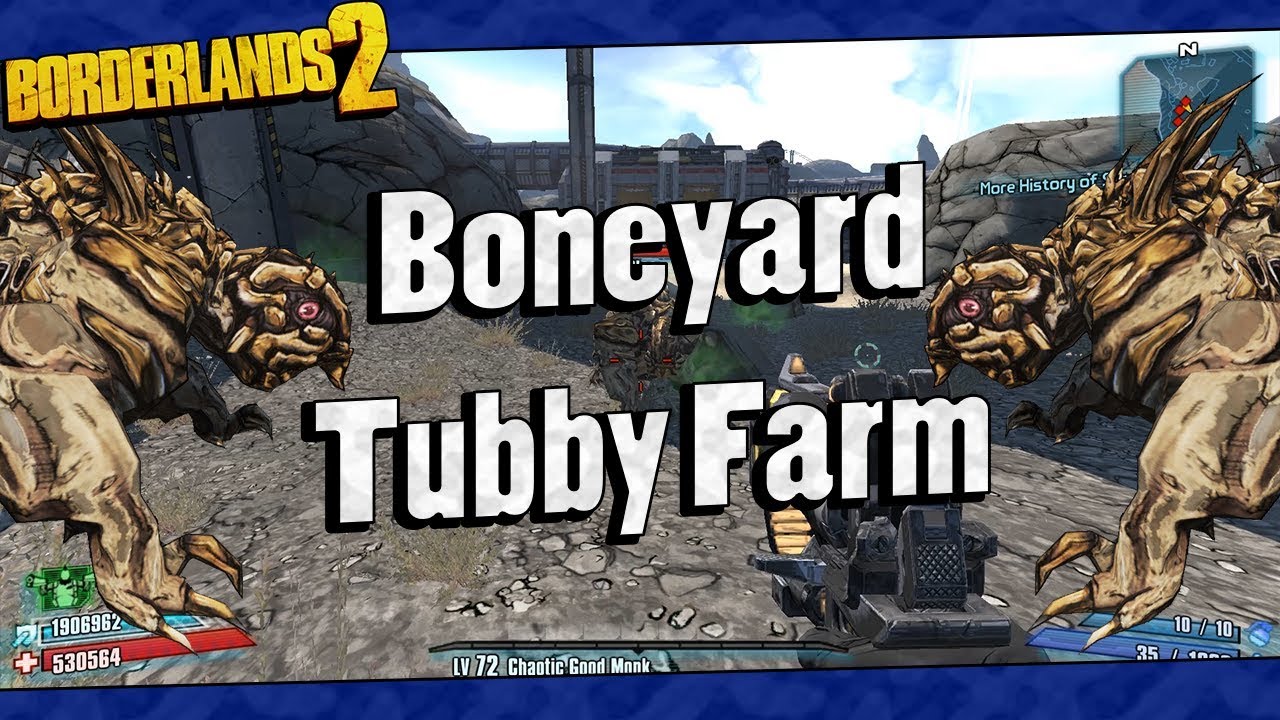 Borderlands 2 Fast Arid Nexus Boneyard Tubby Farm (Read Description