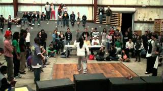 Soul Cypher 2010 Day 1:  &  vs  &  Poppin' Battle Semi Final