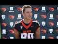 Oregon State Football Media Day: Eric Olsen (August 7, 2026)