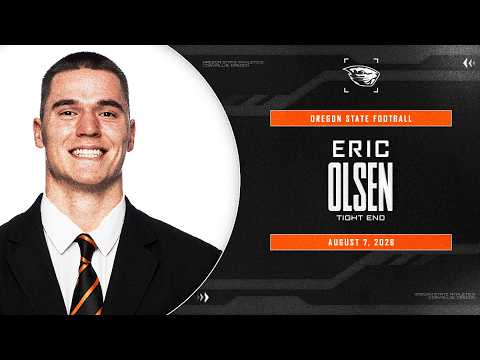 Oregon State Football Media Day: Eric Olsen (August 7, 2026)