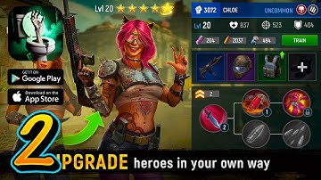 Heroes of Deadstate: Zombie RPG Gameplay Walkthrough Part 2 – Heroic Abilities! (iOS, Android)