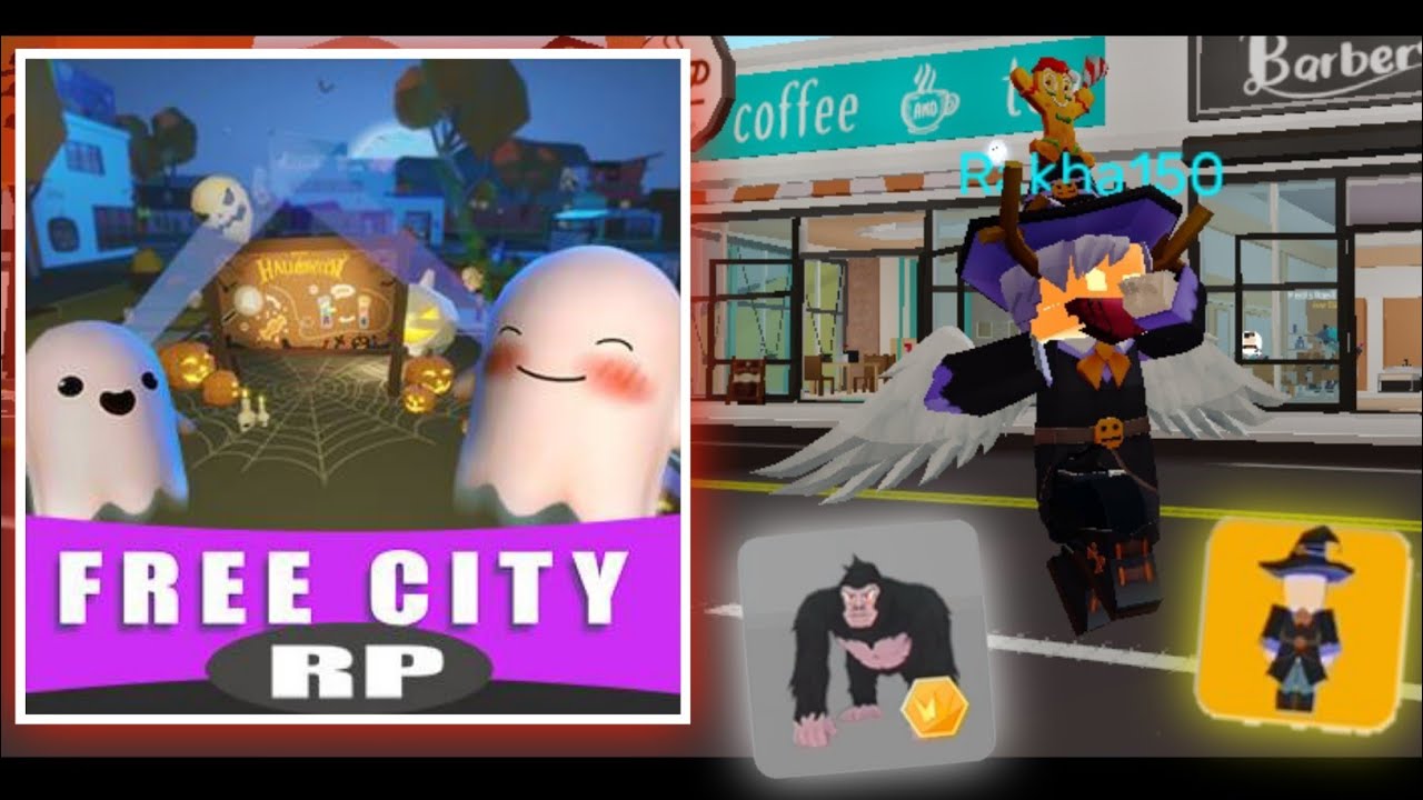 New Update Event Halloween In Free City RP!!! Garena Blockman Go - YouTube