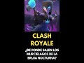 ¿DE DONDE SALEN LOS MURCIELAGOS DE LA BRUJA NOCTURNA? #shorts #clashroyale #clash #viral #edit