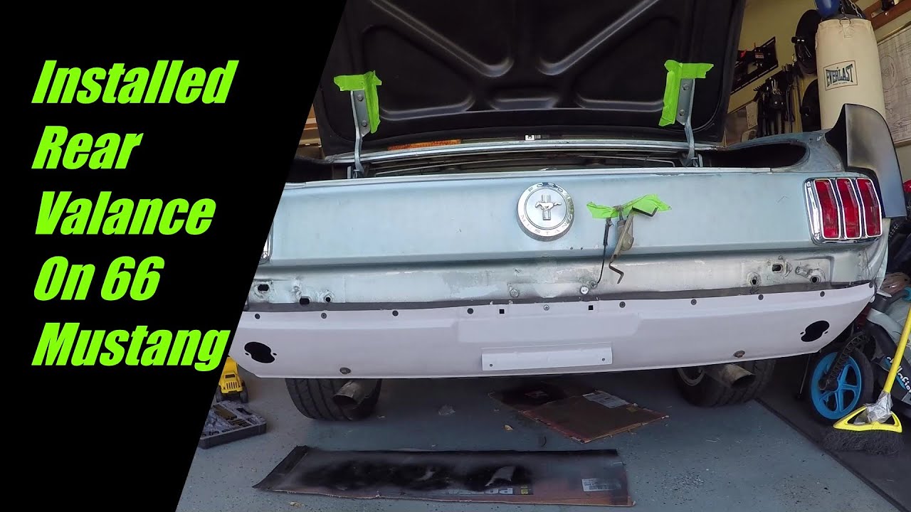 Replacing Rear Valance on 66 Mustang part 2