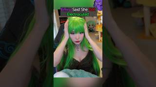 Emiru Said She Got Electrocuted by her Camera Light #emiru #twitchclips #twitch
