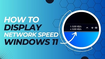 How to Display Network Speed on Windows  10 /11: Easy Step-by-Step Guide #windwos11 #windows10
