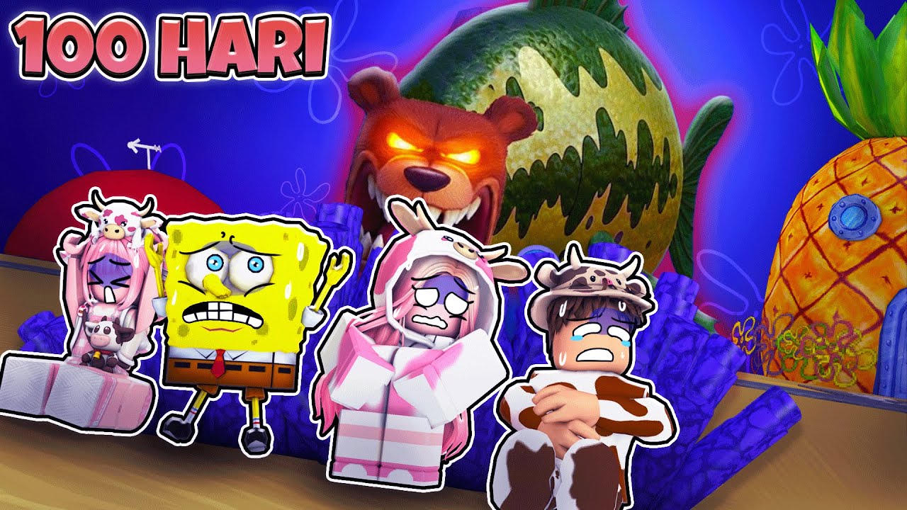 MOMON, MOOCI & MILO MENYELAMATKAN SPONGEBOB DARI KEJARAN BERUANG LAUT & ROBOT PLANKTON