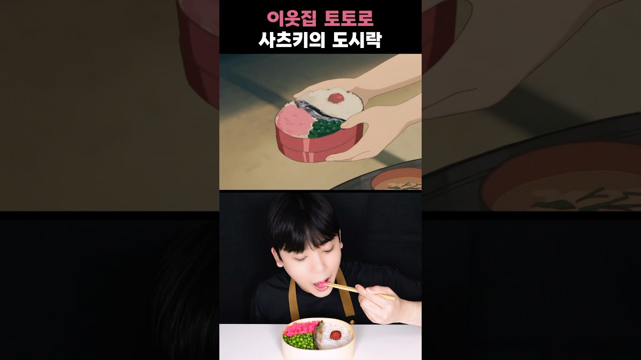 지브리 영화 속 요리, 토토로 도시락 100% 재현하기!