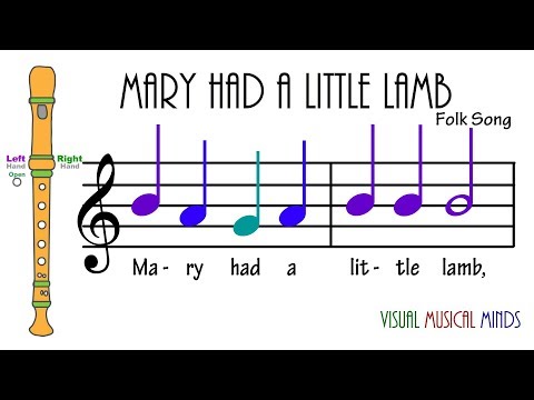 VMM Recorder Song 5: Mary had a Little Lamb