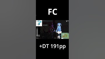 osu! 6 digit DT farm (Easy pp Map) (FC) (191pp) #14 #shorts