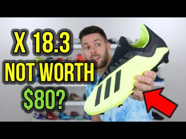 NOT WORTH $80? - ADIDAS X 18.3 + FEET YouTube