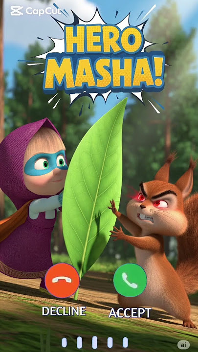 Masha's trending ringtone 😂 #masha #calling #funny #shorts #iphoneringtone #trending #cartoon