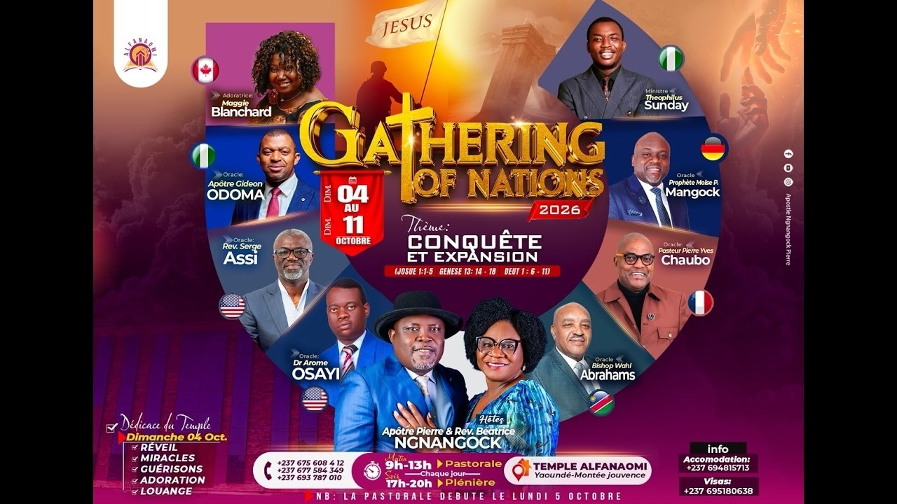 GATHERING OF NATIONS 2026 | CONQUÊTE ET EXPANSION | Apostle Arome Osayi LIVE | Day 1 | 5-10-2026