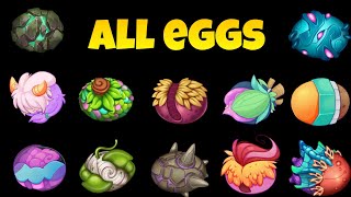 All Eggs - Celestial Island - Dof & Concept Arts