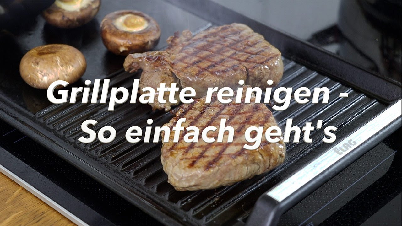 Reinigung Von Gusseisen Grillplatten