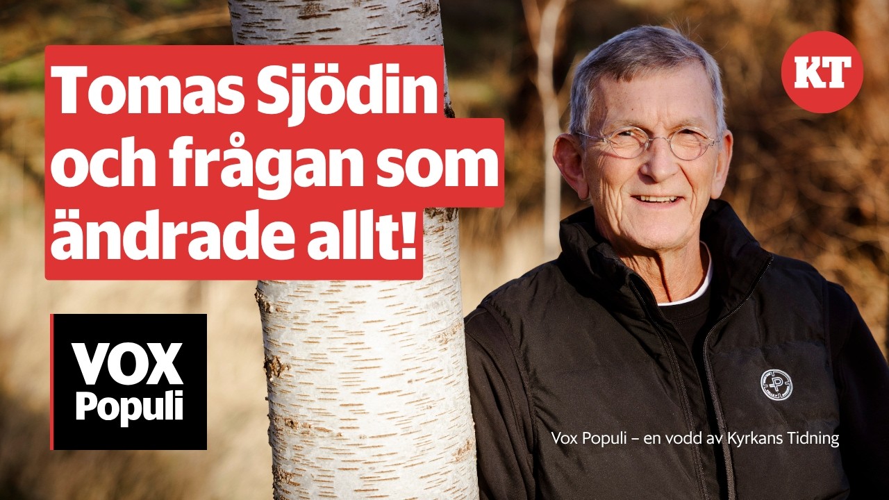 Tomas Sjödin om skrivandet som ett sätt att uppleva Gud, och att oväntat upptäcka sina gåvor