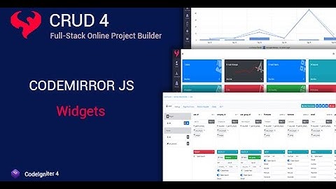 CODE MIRROR - CRUD4 Widget
