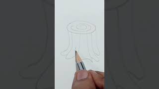 Easy tree trunk drawing #treedrawing #drawing #art #shortsfeed #shortsdrawing #shortvideo #short