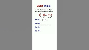 Reasoning tricks | ssc mts 2024 / reasoning class ssc / Reasoning For SSC MTS #ssc #mts #shorts 18k
