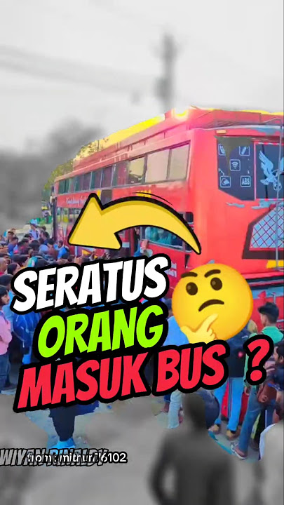 TRY THIS ⁉️ Appearance of a Bus with Passengers 😱 #automobile #busviral