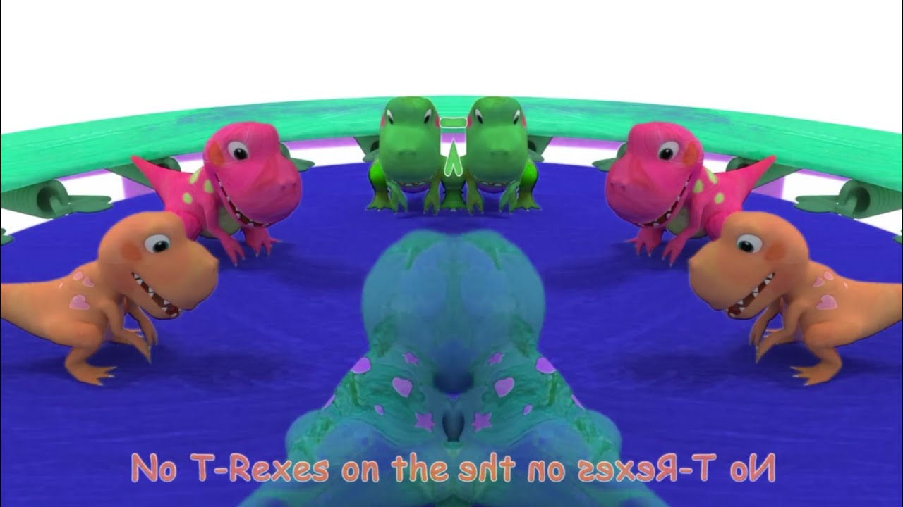 Seven T-rexes trampoline, trampoline//Sparta pitch/ Sponsored by: Gamavision Csupo effects