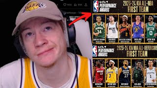 Reacting to the 2023-2024 All NBA Teams!