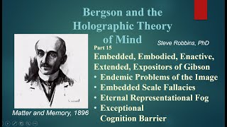 Bergson's Holographic Theory - 15 - Enactivism, Embodiment et al.