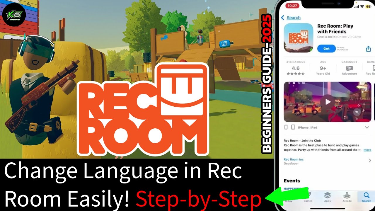 How to Change Language in Rec Room (Step-by-Step Guide)? - YouTube