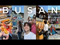 FOREIGNERS VISIT BUSAN!! Korean street food (Busan specialties) &amp; Gamcheon village!