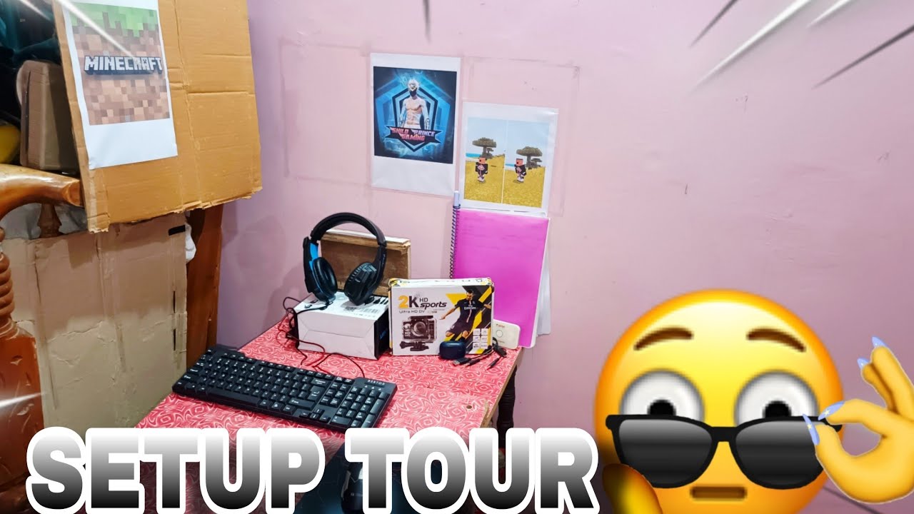 ll Gareeb ka gaming setup 📲ll Setup tour ll under 100 - rupees setup 🔥 ...