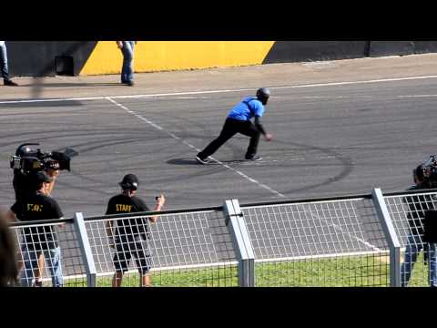 man jump lambo Top Gear Sydney 9.3.13