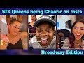 The ex wives being chaotic broadway pt 1