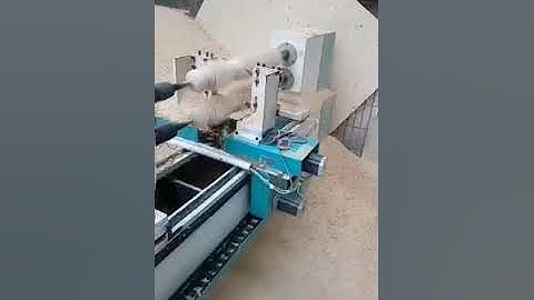 Double cnc spindle cnc wood lathe machine#cncwoodworking #woodlathe
