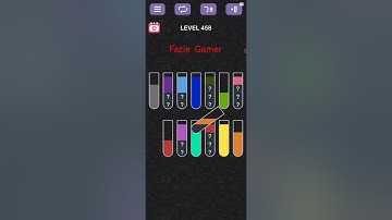 Water Sort Puzzle Sort Color Level 458