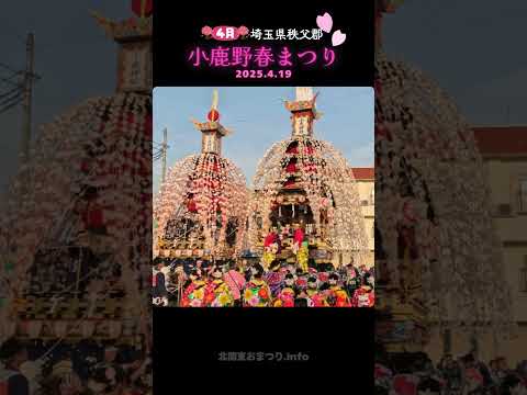 #小鹿野春まつり 2025⑦新原笠鉾 #埼玉県秩父郡 #小鹿野町 #japanesefestival