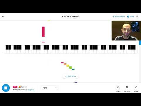 Shared Piano Tutorial - Chrome Music Lab 