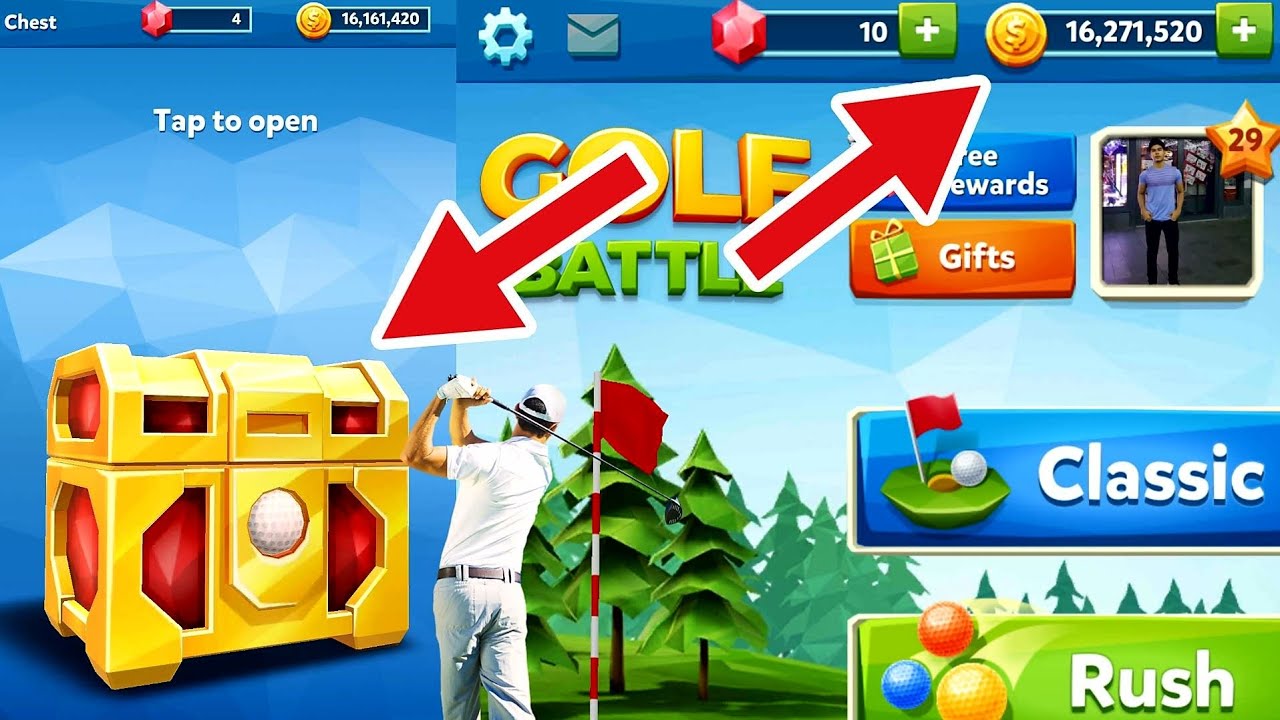 GOLF BATTLE - PURCHASING 2 VIP BOX AND 16 MILLIONS COINS