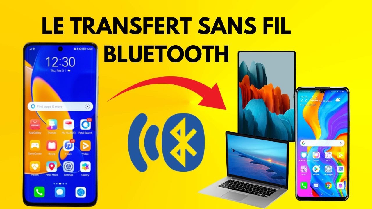 Transfert de photos & autres fichiers entre 2 téléphones sur bluetooth