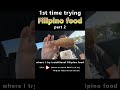 1st Filipino meal traditional #foodie #filipinofood | LA IRL Goldman999