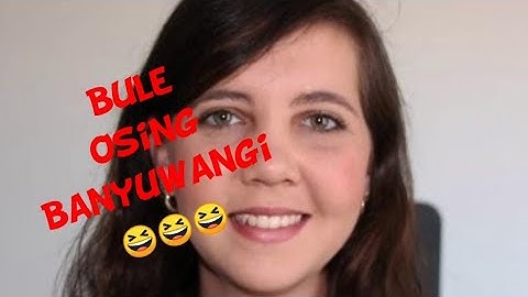 Lucunya Bule bicara bahasa osing banyuwangi #banyuwangi #osing #bule