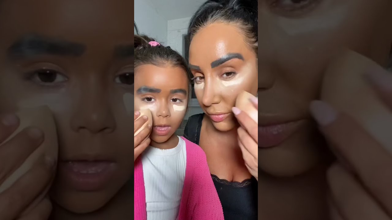 Makeup Transformation British Chav TikTok Trend