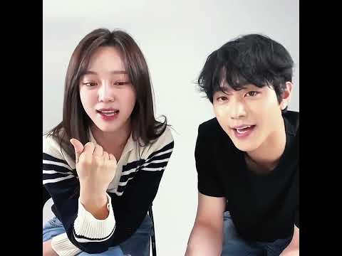 Ahn Hyo-Seop and Kim Se-Jeong singing| Love Maybe| Keeping the promise to Fans | Business Proposal