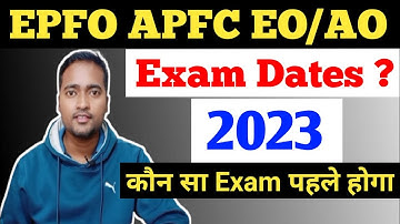 UPSC EPFO APFC 2023 Confirm Exam Dates 🔥🔥 || UPSC Enforcement Officer || @GaganPratapMaths