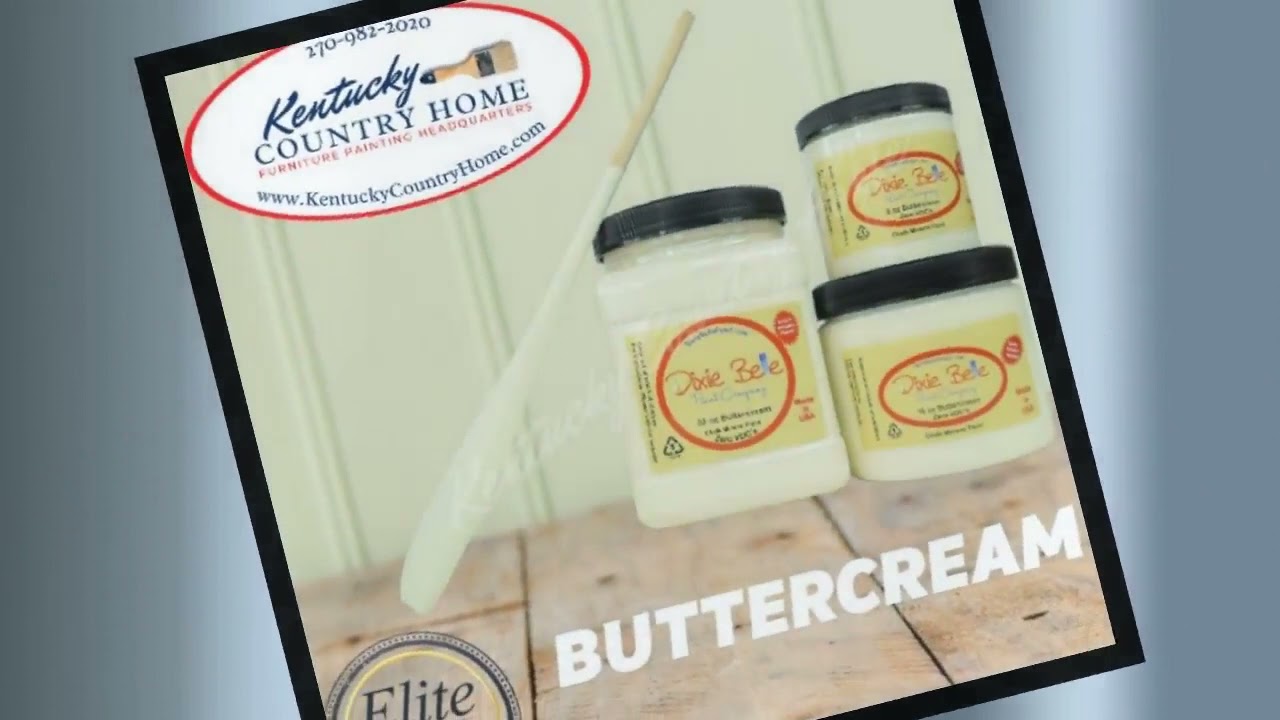 Buttercream Chalk Mineral Paint YouTube