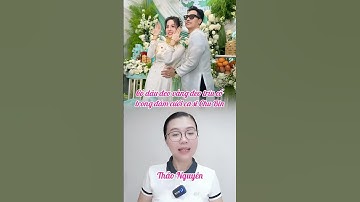 Cô dâu đeo vàng đeo trĩu cổ trong đám cưới ca sĩ Chu Bin #nghesi