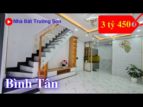 Chính chủ bán nhà Bình Tân hẻm 24 Trương Phước Phan. Nhà 1 lầu 4x9m mới đẹp, sổ hồng riêng hoàn công