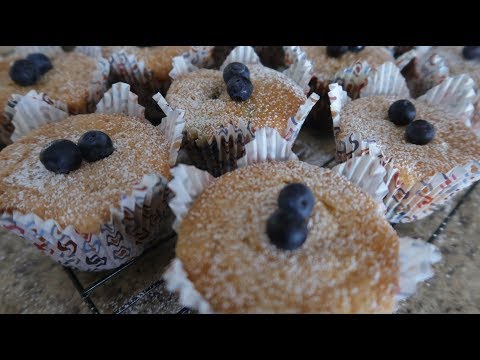 Blueberry Muffins With Coconut Milk | The Best Blueberry Muffins!!!