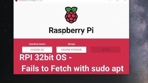RPI 32bit BullsEye OS Fails to Fetch from Server